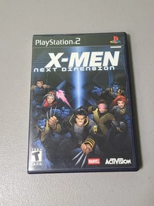 X-Men Next Dimension (PlayStation 2 PS2 2002) completo di manuale e scheda di registrazione - Foto 1 di 6