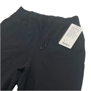 Lululemon Future Varsity Pant Sz 6 Black Lab Colab Track Pant W5C51 S Stretch - Picture 1 of 8