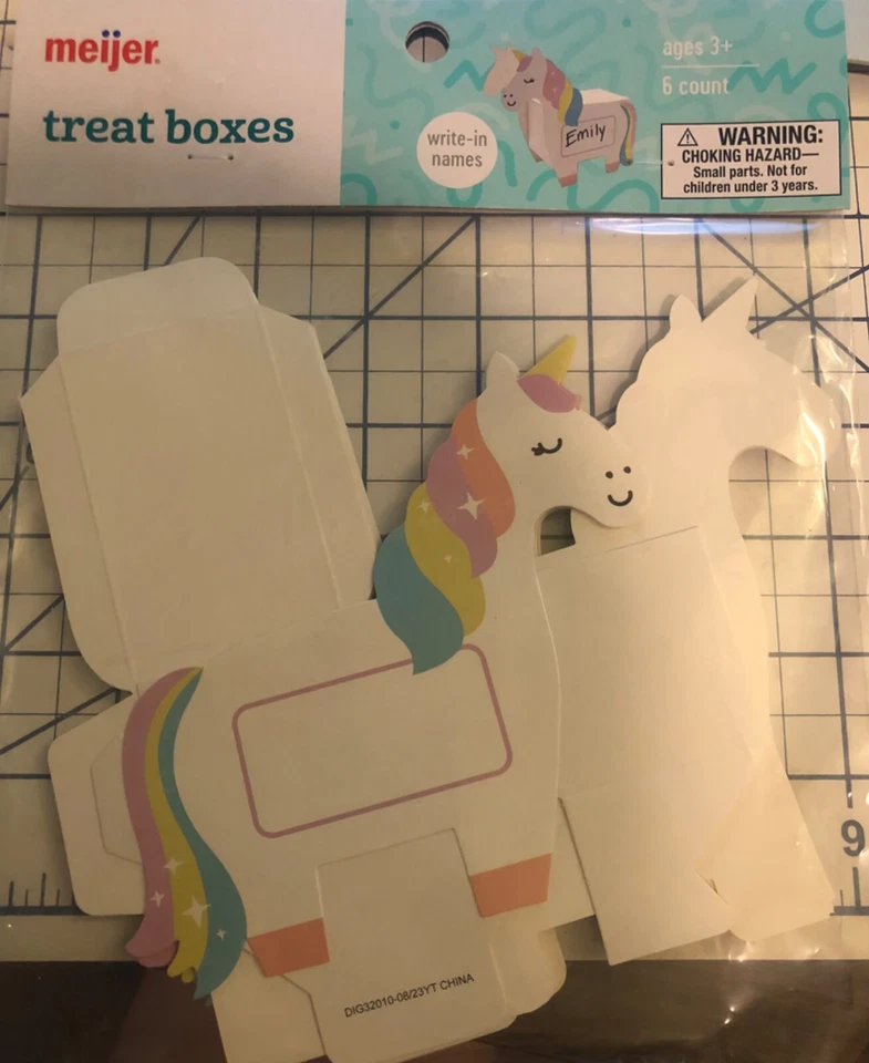 Cajas de golosinas de unicornio de 6 unidades Foto 1 de 1