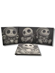 Disney Baby Jack Skellington - Nightmare Before Christmas Slate Coaster Gift Set - Picture 1 of 11
