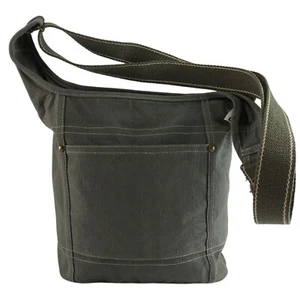 Damen Vegan Umhängetasche. Die nachhaltige Tasche ist aus 100% Baumwolle - Bild 1 von 9