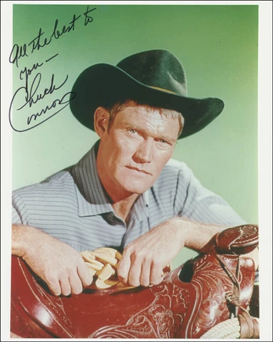 CHUCK CONNORS - PHOTOGRAPH SIGNED Cover
