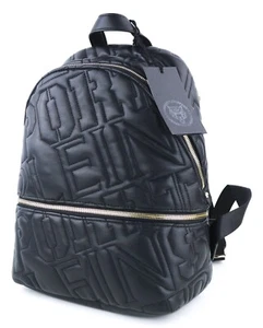 PHILIPP PLEIN Tess Womens Backpack ONE SIZE Zip Two Handles Black Lined Pocket - Picture 1 of 11
