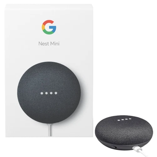 Google Nest Mini (2ª Generazione) Altoparlante Intelligente con Integrazione Alexa - Carbone