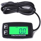 Tach/Hour Meter HM035R: Backlight LCD Gasoline Inductive Tachometer