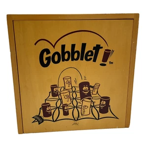 Gobblet! Strategy Board Game With Wooden Storage Box and Game Board - Picture 1 of 20