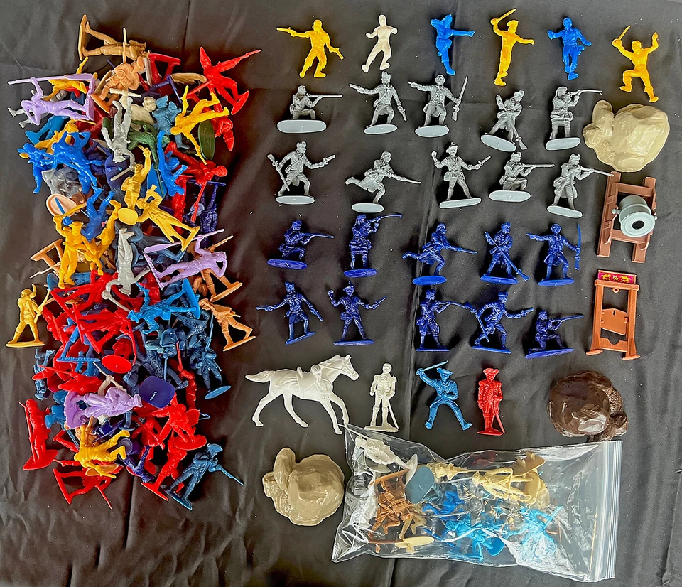 American Revolution Grab Bag - unpainted 54mm figures - save - Image 1 of 1