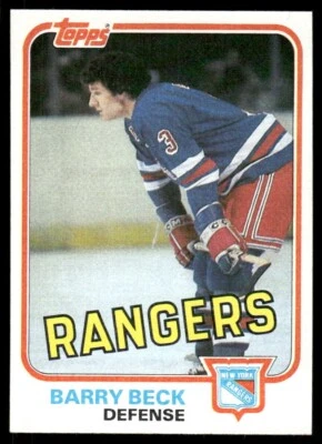 1981-82 Topps - Barry Beck #3 - Image 1 of 2