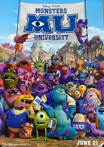 Disney's MONSTERS UNIVERSITY and FLUGZEUGE 18,5x27 Filmposter (Film auf jeder Seite) - Bild 1 von 2
