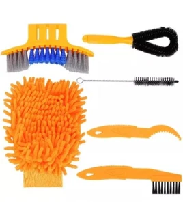 Cylion Bicycle Cleaning Tool Set 7 Piece Kit - Picture 1 of 1