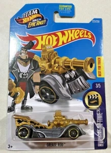 2016 Hot Wheels Screen Time 3/5 Treasure Hunts Grease Rod 223/250 VHTF - Imagen 1 de 3