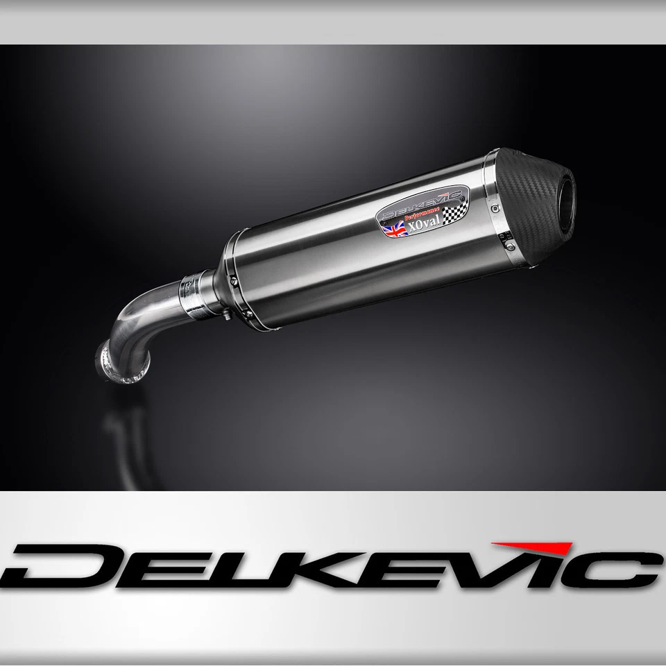 BMW R1200GS 2008-2012 Kit de silenciador de escape de acero inoxidable X-Oval deslizable 13,5" Foto 1 de 4