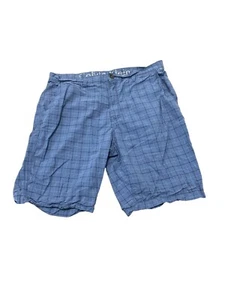 Calvin Klein Mens Blue Denim Medium Wash Flat Front Chino Short Size 38 - Picture 1 of 6