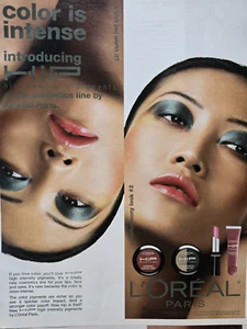 2006 L'oreal Paris Hi-Fi High Intensity cosmetics Asian Woman vintage ad - Imagen 1 de 1