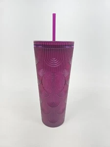 Starbucks 2024 NEU Purple Pearl Shell Mermaid Siren Scales Venti Tumbler 24oz - Bild 1 von 3
