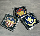 3 Challenge Coin Lot Seal Team 6 🦭 SWCC MSOF NAVY SEALS COIN SET LTD EDITION