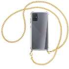 Łańcuszek na telefon komórkowy do Samsung Galaxy A71 (A715) złoty łańcuszek (G) etui ze sznurkiem