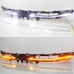 For Toyota Camry 2025-2026 u LED DRL Front Grille Center Light With Trun Signal - Picture 1 of 3
