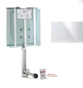 Cassetta di scarico da incasso Pucci ECO + Placca Bianca - Foto 1 di 1