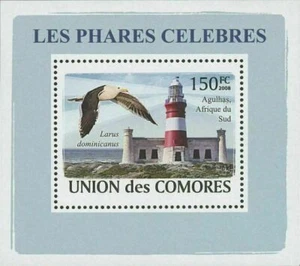 Famous Lighthouses Seagull Aghulas Mini Sov. Sheet MNH - Picture 1 of 2