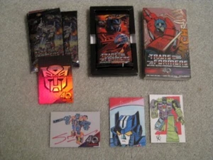 Transformers Scheda Autografa e Due Carte Schizzo Autografe più extra 40 anni - Foto 1 di 2