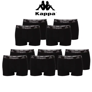 Pack de 4-6-10 calzoncillos boxer hombre Kappa negro talla M - 2XL NUEVO - Imagen 1 de 6