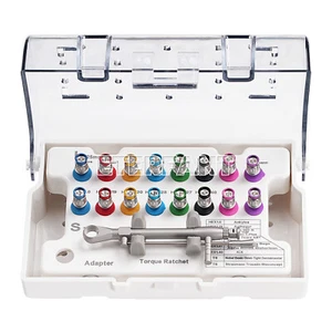Dental Implant Surgical Kit - Complete Set with Torque Ratchet&Universal Drivers - Picture 1 of 19