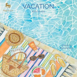 VACATION - 2025 WALL CALENDAR - BRAND NEW - 916642 - Picture 1 of 2
