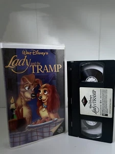 Lady and the Tramp - Original Disney Black Diamond Cover Animated VHS Movie - Bild 1 von 3