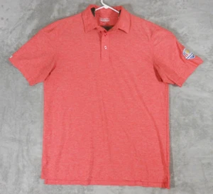 Camisa polo recta de golf para hombre de gran rendimiento manga corta naranja - Imagen 1 de 14