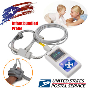 CONTEC CMS60D+Infant Probe Newborn/Pediatric Pulse Oximeter SpO2+Pulse rate USA