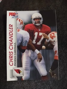 1992 Pro Set 617 Chris Chandler Phoenix Cardinals Football Card - Bild 1 von 2