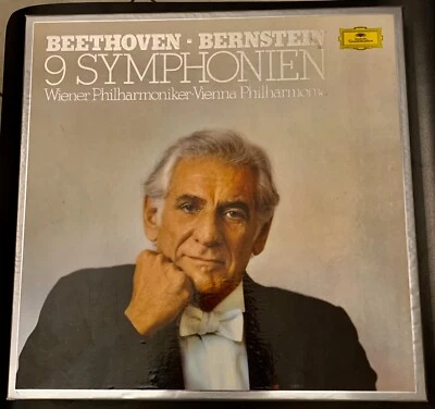 BEETHOVEN 9 Symphonien BERNSTEIN/Vienna, DG 8LP Box NM 2562153, 1980 Stereo NM! - Image 1 of 4