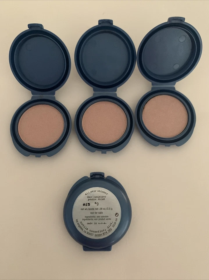 Stila All Over Shimmer Face Luminizador No.9 mini 4 compactos 0,08 oz Bronceador NUEVO Foto 1 de 1