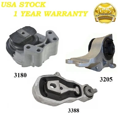 Montaje de motor y transmisión 3 piezas compatible con Lincoln MKT 2013-2018 3,7 L Foto 1 de 4