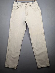 Vintage Lee Jeans Mens Gray Retro 90s 32x32 Grunge - Picture 1 of 11