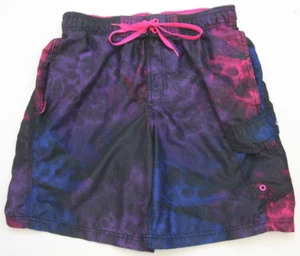 Champion Blue Purple Pink Polyester Swimming Board Shorts Trunks 30" x 8.5 WS345 - Picture 1 of 5