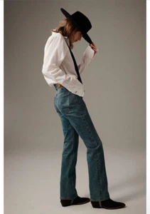 We The Free Xena Slim Straight Jeans 29 Short NEW Free People - Picture 1 of 17