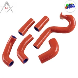 Red For 2003-2006 Ducati 999 999R/S 749R/749S Silicone Radiator Coolant Hose - Picture 1 of 3