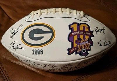 Green Bay Packers 2006 décimo aniversario Super Bowl XXXI serie coleccionista fútbol americano Foto 1 de 4