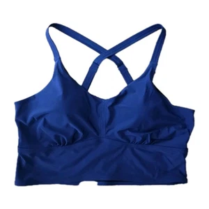 Bloom Chic Womens 22-24 Blue Top Adjustable Workout - Picture 1 of 5