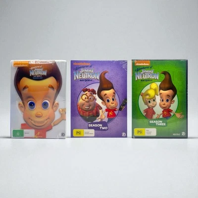 Jimmy Neutron Boy Genius: Complete Series 1-3 DVDs - Region 4, NTSC - New Sealed - Image 1 of 4