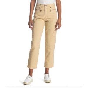 WeWoreWhat SZ 26 Utility Pant in Khaki-Zipper Pockets - Picture 1 of 9