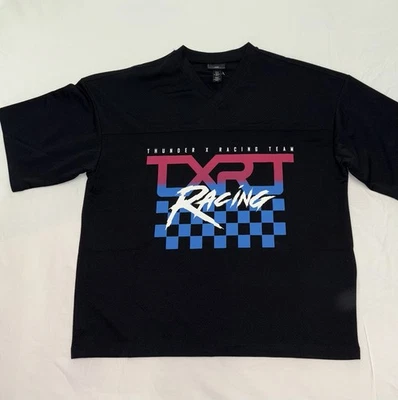 CAMISETA DE MALLA TXRT OVERSIZE FIT H&M Talla Mediana Foto 1 de 4