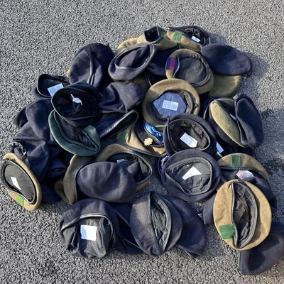 Bulk Dealers Trade Lot - 60x Genuine British Army Berets - Mixed Sizes & Reg - Image 1 of 4