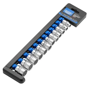 Draper Multi Drive Socket Set 3/8"D 12 Piece Standard Length Chrome 50160 - Picture 1 of 2