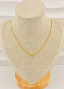 New Genuine Pandora Shine Gold Triple Stone Heart CollierNecklace 363014C01-45cm - Picture 1 of 12