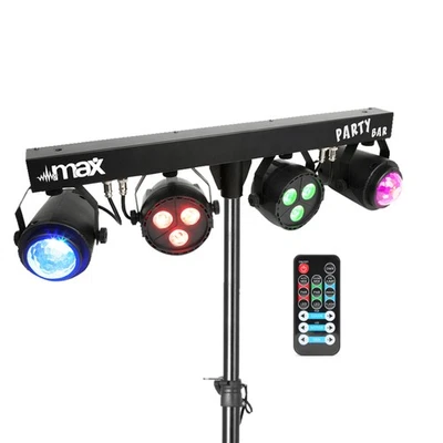 Max PARTYBAR Disco Party Lights DMX LED Light Bar with Stand - Image 1 of 4