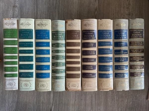 Konvolut 9 Vintage Leser Digest verdichtete Bücher Dekoration Inszenierung gemustert - Bild 1 von 1