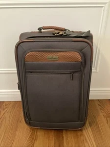 Tommy Bahama Rolling Luggage Travel Bag 21" Expandable Upright Canvas Summer - Picture 1 of 10